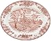 Churchill China Brook Pink 12-Inch Oval Platter