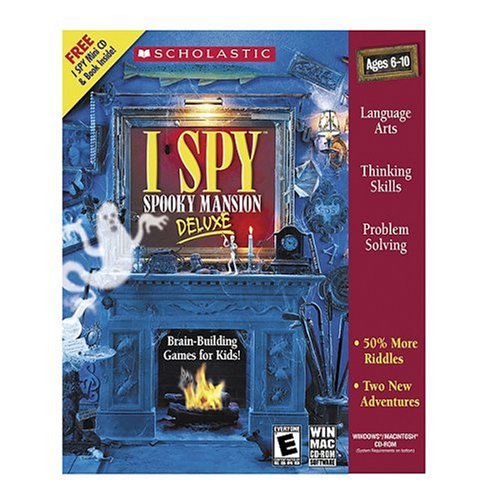 VideoGames: I Spy Spooky Mansion Deluxe w/I SPY Book & Bonus Mini CD Rom