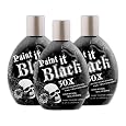 LOT of 3 Millennium PAINT IT BLACK 50X Bronzer Indoor Dark Lotion Tanning Bed