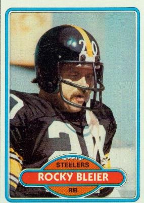 1980 Topps #61 Rocky Bleier - Pittsburgh Steelers (Football Cards)