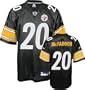 Bryant McFadden Jersey: Reebok Black Replica #20 Pittsburgh Steelers Jersey