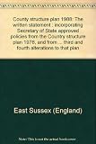 County structure plan 1988 : the written statement : incorporating Secretary of State approved policies from the Country structure plan 1978, and from the first, second third and fourth alterations to
