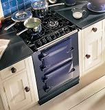 AGA ACMP 24 Cast-Iron Companion Dual Fuel Range with Manual Clean, 4 Sealed Burners and Two Electric Ovens