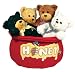 Melissa& Doug Deluxe Plush Bears in a Honey Pot