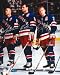 Mark Messier, Eric Lindros, and Brian Leetch New York Rangers 16x20 Triple Autographed Photograph
