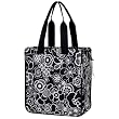 Fleur Black Reisenthel Expandable Shopper Bag Tote