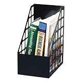 Jumbo Plastic Magazine File, Black