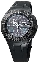 Men's watches special offers - Citizen Men's Eco-Drive Black Skyhawk Watch #JR3155-03E :  mens watch citizen