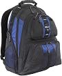Targus Sport Backpack Case Designed for 15.4 Inch Notebooks TSB215 (Black with Blue Accents)