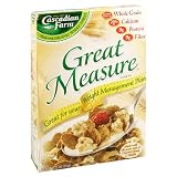 Cascadian Farms Organic Great Measure Cereal, 11.25-Ounce Boxes (Pack of 6)