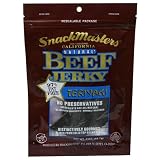 SnackMasters Beef Jerky, Teriyaki, 2-Ounce Packages (Pack of 8)