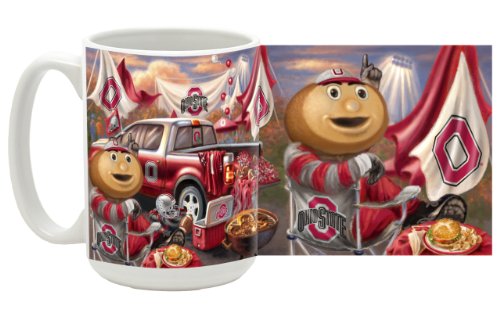 NCAA Ohio State University 15-Ounce Tailgate Series Ceramic Mug