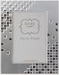 Checkers Silverplate 5x7 Picture Photo Frame