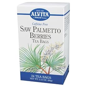 Alvita - Saw Palmetto Berries Tea Bags, 24 bag
