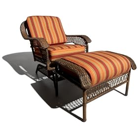 weather cashmere wicker motion chair