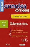 Revue Rue des écoles  / Sciences éco Enseignement obligatoire et de spécialité Bac Série ES