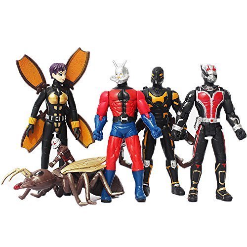 1 Set(5pcs) Ant-man Action Figures Doll 5