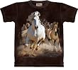 The Mountain Stampede Horse Pony Adult Tee T-shirt