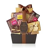 Godiva Chocolatier Chocolate Celebration Gift Basket, Classic