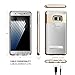 Galaxy Note 7 Case, Spigen [Crystal Hybrid] Metal Kickstand [Champagne Gold] Clear TPU / PC Frame Slim Dual Layer Premium Case for Galaxy Note 7 (2016) - (562CS20387)