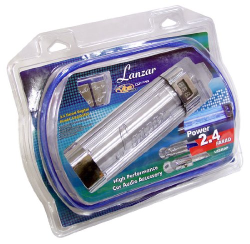 LANZAR LQ24CAP 2.4 FARAD 24V Oval Neon Capacitor