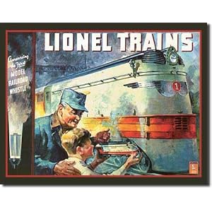 Tin Sign: Lionel – 1935 Cover by unknown. Size 12.50 X 16.00 Art Poster Print on Canvas