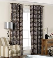 Hadley Striped Eyelet Curtains