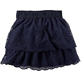 Carter's Little Girl's Lace Skirt (Toddler/Kid) - Navy - 5T