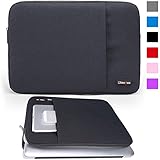 Lacdo 13-13.3 Inch Waterproof Neoprene Sleeve Case Bag / Notebook Computer Case / Briefcase Carrying Bag / Ultrabook Laptop Bag Case / Pouch Cover [with Exterior Zipper Pocket] for Apple MacBook Pro 11.3-inch with Retina Display / MacBook Air 13.3-inch / ASUS Chromebook 13-Inch HD / Toshiba CB35-B3330 / Dell Inspiron 13 / Lenovo Yoga 2 Pro / for HP Stream 13 Laptop/ HP Chromebook 14 / Samsung / Sony / Acer (Black)