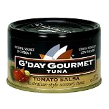 G'Day Gourmet  Tuna, Tomato Salsa, 3.5-Ounce Cans (Pack of 12)