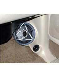 Q-Logic Kick Panel Speaker Mounts for Cadillac ESCALADE, Chevy AVALANCHE SUBURBAN TAHOE SILVERADO, GMC DENALI YUKON YUKON-XL SIERRA & CLASSIC (5.25", Black 01)