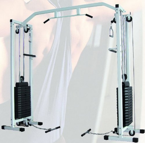 GYM MASTER CABLE CROSS OVER MACHINE w/150KG WEIGHT 12 MONTHS WARRANTY HOME GYM /DELIVERY-UK MAINLAND ONLY