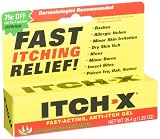 Itch-X Fast-Acting Anti-Itch Gel, 1.25-Ounce Tube (Pack of 4)