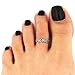 LUNIWEI 2PC Women Antique Toe Ring Foot Beach Silver Metal Adjustable Jewelry