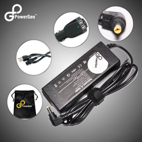 acer laptop power supply-PowerGen Laptop Battery Charger / Power Supply / AC adapter for Acer Aspire 7552g 7551-3749 7551-3068 7552g-6061 7741 7741g-6426 7741z-4643 7741z-4643 4.74A 19v Free Carrying Punch & All Comes with 1yr Limited Warranty Images