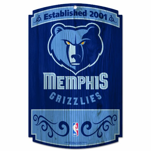 NBA Memphis Grizzlies Wood Sign