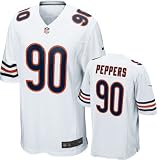 Julius Peppers Youth Jersey: Away White Game Replica #90 Nike Chicago Bears Youth Jersey