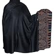Wrap Shawls Wool Paisley Embroidered Outerwear 80 x 40 inches (psley375)