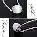 Sephla 925 Sterling Silver Luckly Moonstone Pendant Necklace