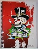 Eigenschaften Ed Hardy / Ed Hardy Collegeblock Magier kariert Din A4 80 Blatt Original Lizenzware