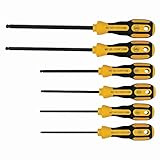 Wiha 46794 Ball End Screwdriver Set with SoftGrip Handles, 6 Piece [並行輸入品]