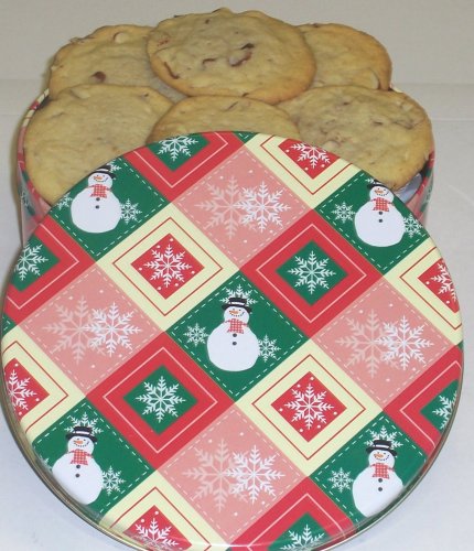 Scott's Cakes 1 lb. Almond Cookies in a Snowman Tin by Almond Pound Cake