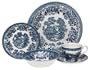 Churchill China Tonquin Blue 20-Piece Dinnerware Set, Service for 4