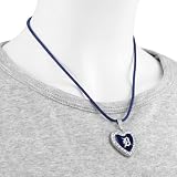 Touch by Alyssa Milano Detroit Tigers Crystal Heart Team Logo Pendant Necklace