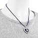 Touch by Alyssa Milano Detroit Tigers Crystal Heart Team Logo Pendant Necklace