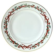 Royal Worcester Holly Ribbons 8-Inch Salad Plate