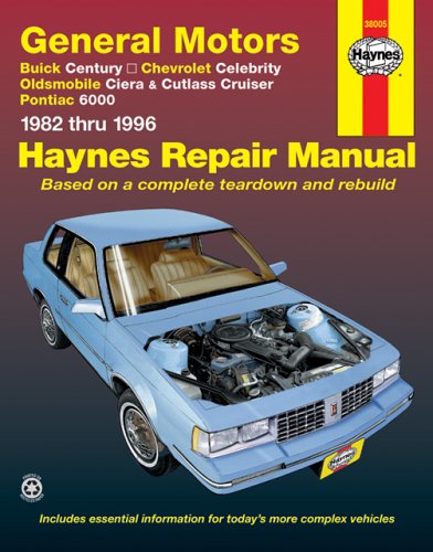General Motors A-Cars 1982 thru 1996 Automotive Repair Manual