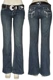 YMI Stretch Denim W/ Rhinestone Buckle