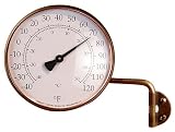 Conant Custom Brass Model T-6a Vermont Antiqued Brass Dial Thermometer
