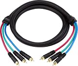 6 Foot Component Video Super High Resolution Cable